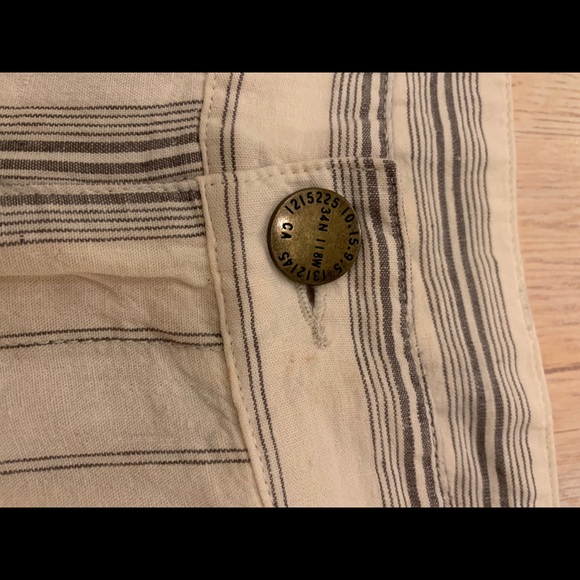 Current Elliott small black and cream striped pant - Picture 5 of 9